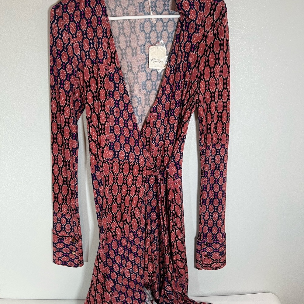 Free People Rhetta‎ wrap dress NWT size XS